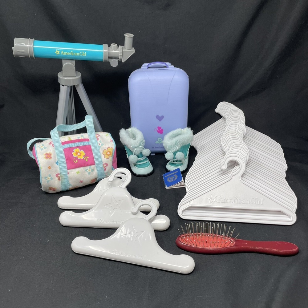 American Girl Our Generation 18" Size Doll Mixed Lot of Accessories Hangers